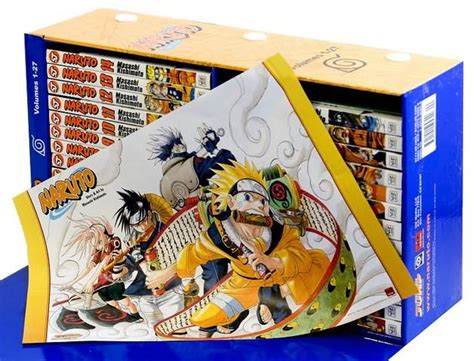 Naruto Manga Box Set 1 Volumes 1 27 Exclusive Poster And Booklet