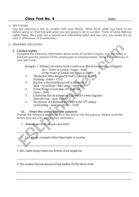 Free math worksheets for grade 7. English worksheets: Class test grade 7