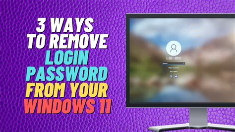 3 Ways To Remove Login Password From Your Windows 11 Pc Riset