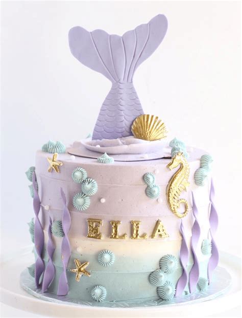 20 Amazing Mermaid Birthday Cake Ideas Pineapple Paper Co
