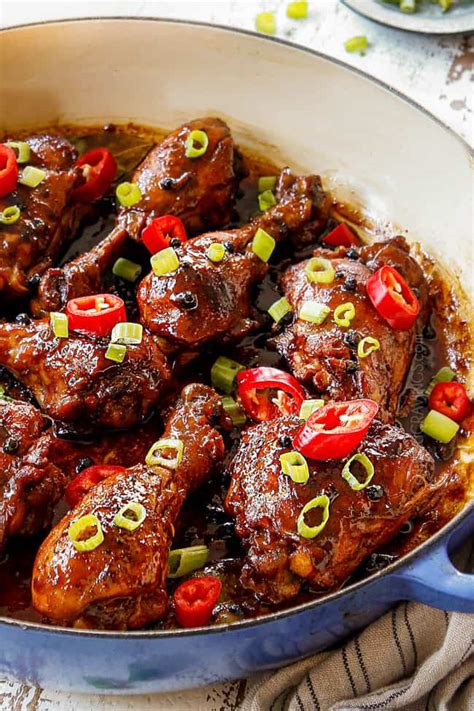 Filipino chicken adobo makes a delicious low carb dish. Filipino Chicken Adobo (SO FLAVORFUL & EASY!)