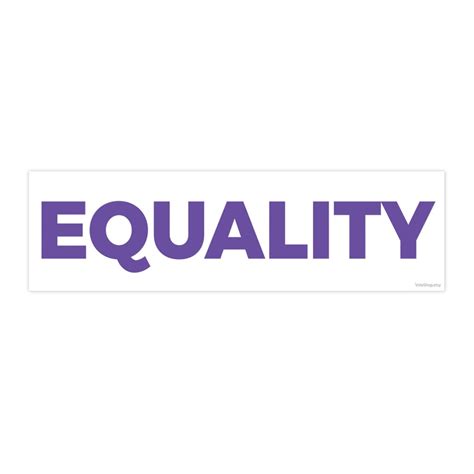 Equality Bumper Sticker Etsy