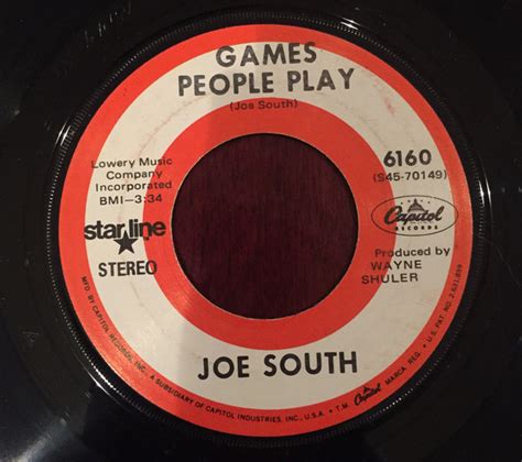 Joe South Games People Play These Are Not My People Vinyl Discogs