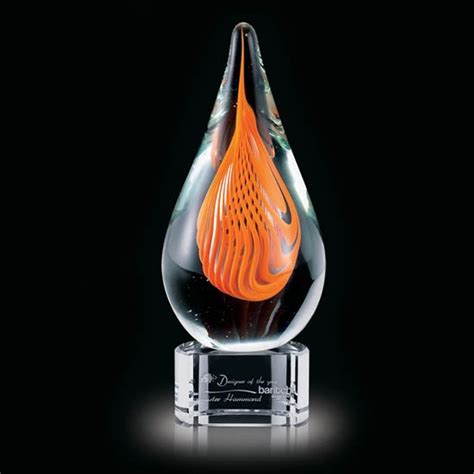 Aventura Hand Blown Glass Award