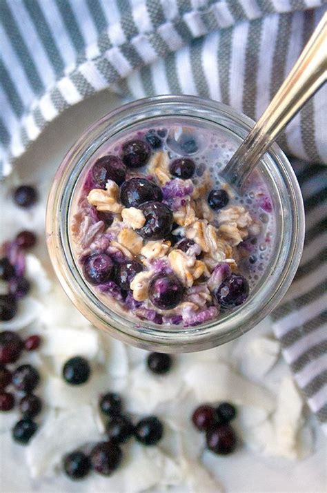 Easy Blueberry Overnight Oats Bright Roots Kitchen Recipe