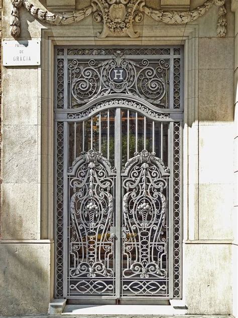 Barcelona Ornamental Iron Door Iron Doors Iron Door Design Wrought