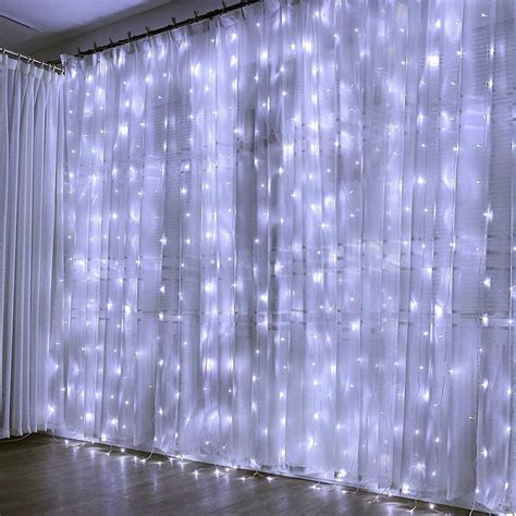 Led Light Curtain Light Wall 3m X 3m Fairy Light Curtain 300 Leds 8