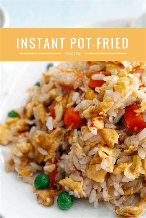 Make it at home with jasmine rice, veggies, eggs & lots of bite sized chicken. Instant Pot-Chicken Fried Rice