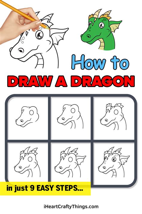 Dragons Head Drawing How To Draw A Dragons Head Step By Step