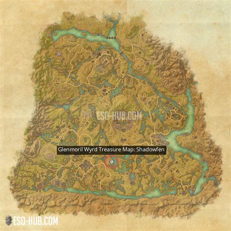 Glenmoril Wyrd Treasure Map Shadowfen Eso Hub Elder Scrolls Online