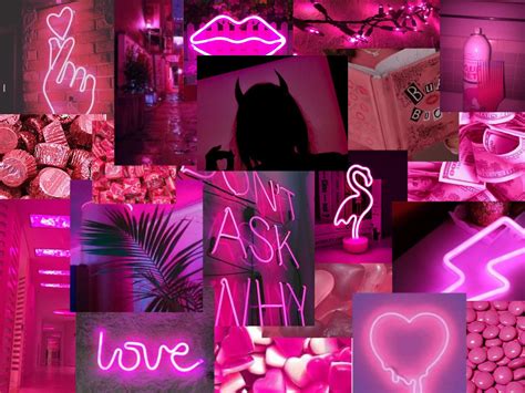 Pink Neon Aesthetic Pink Wallpaper Laptop Pink Wallpaper Pc Pink Images And Photos Finder