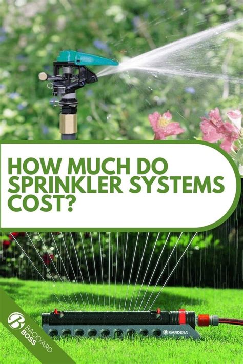 How Much Do Sprinkler Systems Cost Sprinkler System