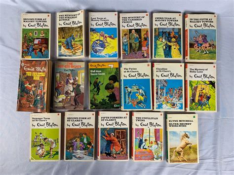 Lot Collection Of Enid Blyton Paperback Novels