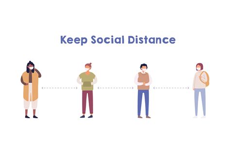 Keep Social Distance Photoshop Graphics ~ Creative Market