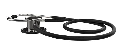 Medical Stethoscope Isolated On Background 3d Rendering Illustartion