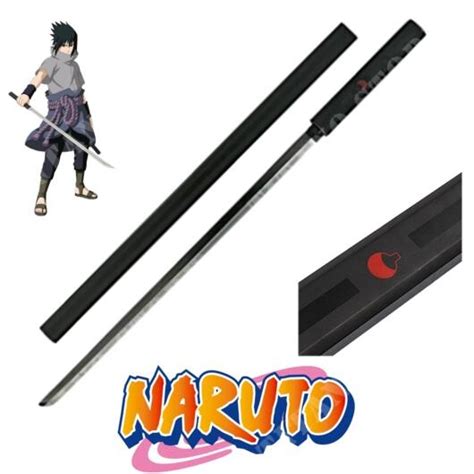 Anime Steel Naruto Grass Cutter Sword Sasuke Kusanagi Blade Cosplay