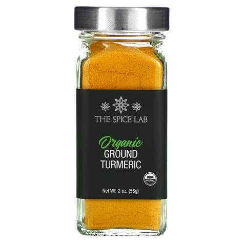 The Spice Lab Organic Ground Turmeric 2 Oz 56 G