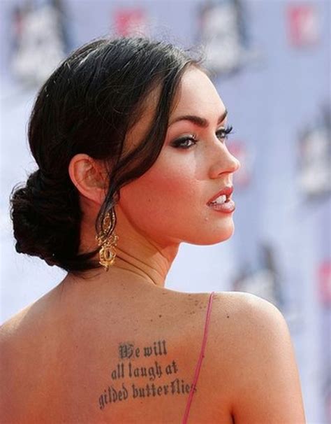 Megan Fox Tattoos Tattoo Pictures Collection