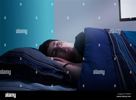 Teenage Boy Sleeping Hi Res Stock Photography And Images Alamy