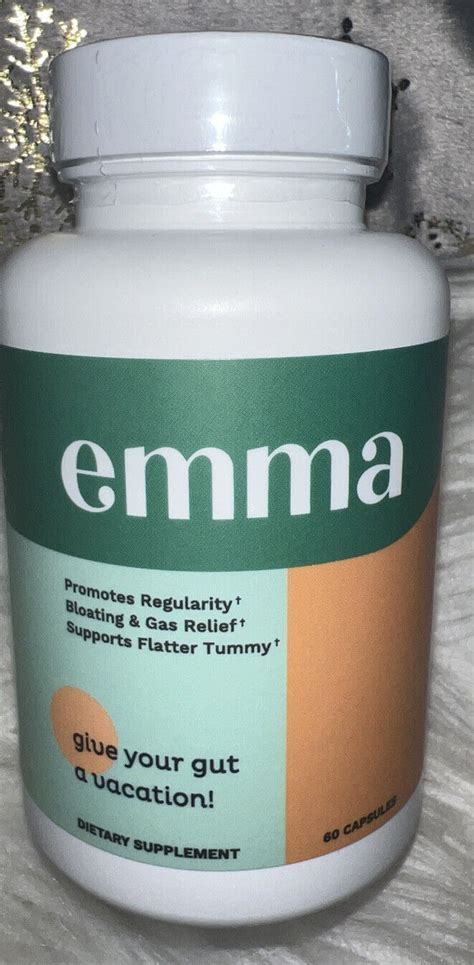 Emma Relief Supplement Konsciens Keto For Gut Bloating 60 Capsules Exp
