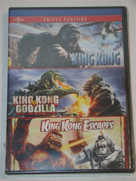 Triple Feature King Kong King Kong Vs Godzilla King Kong Escapes