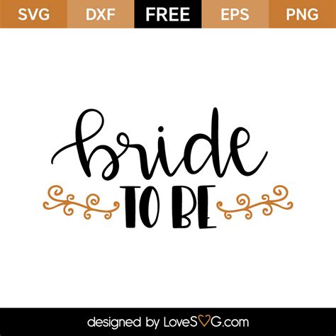 Bride To Be Cricut Wedding Silhouette Cameo Projects