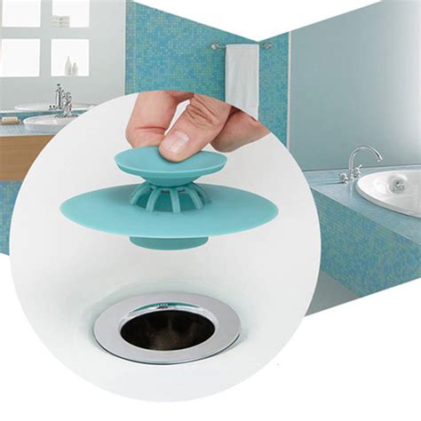 Open a faucet on the top floor of your home. 1PC Potable Drain Stop Kitchen Sink Stopper Drain Hair ...