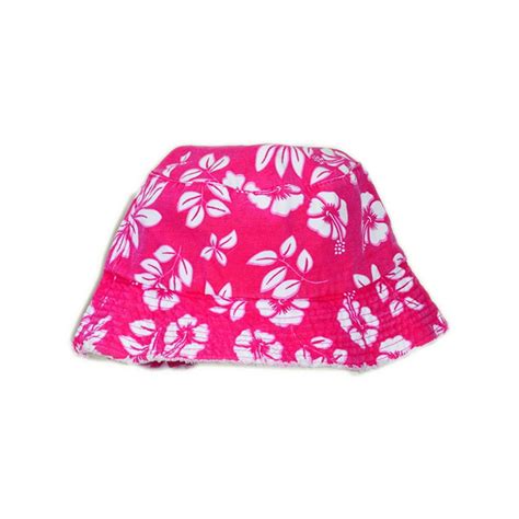 Jacobson Hat Pink White Luau Hawaiian Flowers Power Hippy Costume