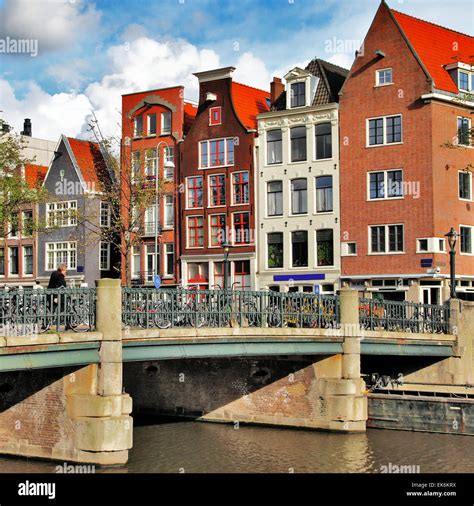 Amsterdam Urban Scenery Stock Photo Alamy