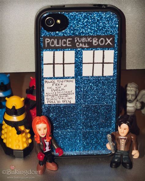 Tardis Phone Case Tutorial This Doctor Who Obsession Is
