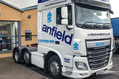Pre Owned Daf Joins The Fleet At Anfield Transport Craigavon