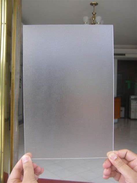 Bigmall Acrylic Sheet 2mm Clear Frostedmatt Plexiglass 12 Inch X 12