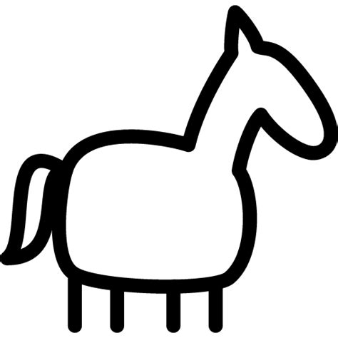 Horse Icon Line Iconset Iconsmind