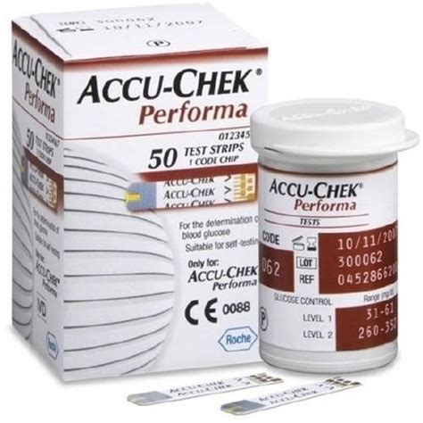 Accu Chek Performa Blood Glucose Test Strips Vitality Medical