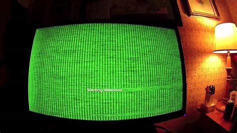 Crossover 27q Monitor Green Fuzzy Screen Youtube