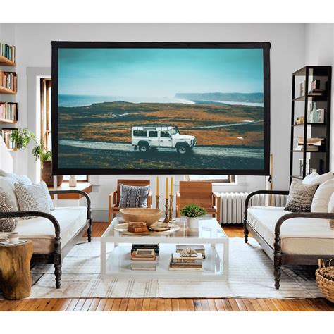 You can watch a movie outdoors at night even on a pocket projector that puts out 100 lumens or less, but you'll have to huddle around a small image to watch it. 100-inch Portable Indoor Outdoor Movie Theater Projector ...