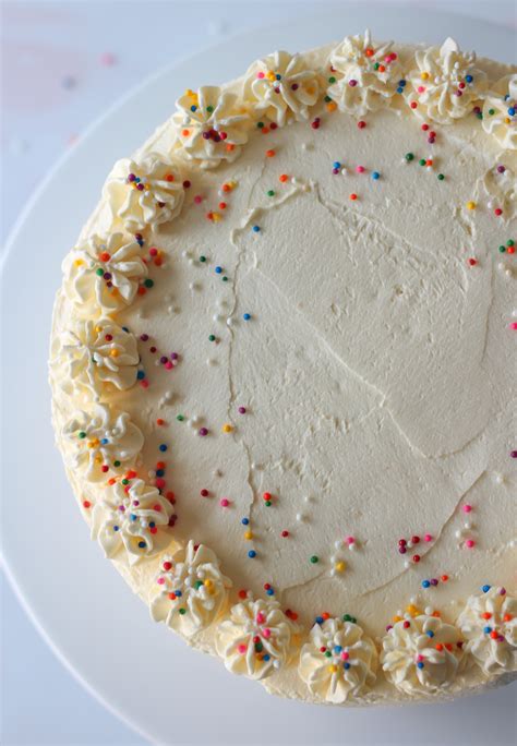 Vanilla Layer Cake With Vanilla Buttercream Baker Jo
