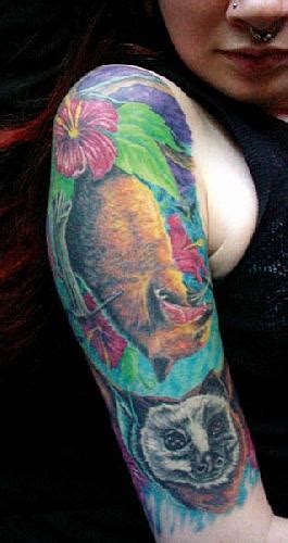 Greatest Tattoos Designs Animal Half Sleeve Tattoos For Women