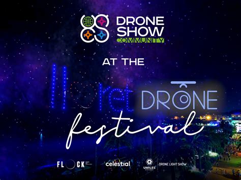 Drone Show Community At The First International Drone Festival