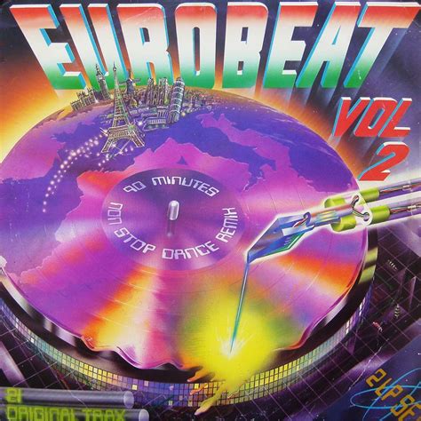 Eurobeat Volume 2 90 Minute Non Stop Dance Remix 2lp Set 1987 Various Artists 80s By Retro