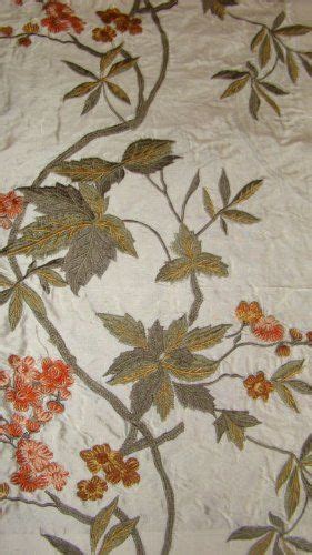 Very High Quality Silk Curtain Fabric With Beautiful Embroidery 100