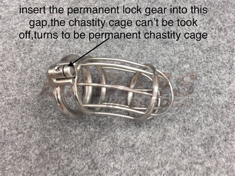 Customize Chastity Cage Dual Lock System Stainless Etsy