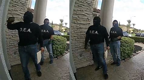 video fake dea agents caught on camera outside home in pearland