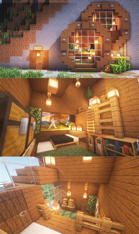 Minecraft house ideas to inspire you, from small wooden cabins to luxury treetop retreats. Mountain House | Minecraft house designs, Easy minecraft ...