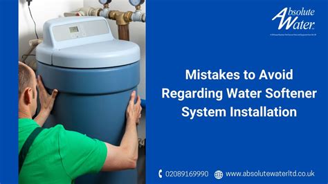 Mistakes To Avoid Regarding Water Softener System Installation