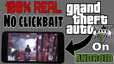 How To Play Gta 5 On Android 100 Real Youtube