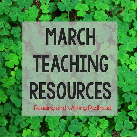 Reading And Writing Redhead March Teaching Resources