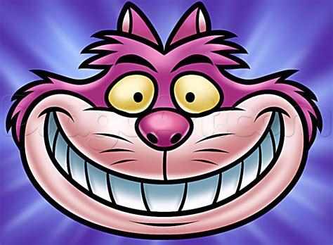 How To Draw Cheshire Cat Easy Cheshire Cat Drawing Cheshire Cat Smile