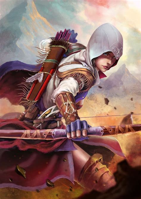 Connor Sister Picture Big By Gelar Esapria Kharisma Largee17 Assassins Creed Art Character