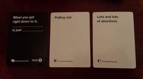 Hilariously Offensive Cards Against Humanity Moments In Cards